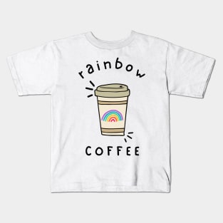 rainbow coffee 2 Kids T-Shirt